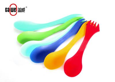 China Ice Cream Spoon Knife And Fork Combined For Hikers / Scouts PP Material for sale