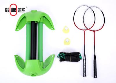 China Travel PP / PC Folding Badminton Set with Freestanding Base Portable Removable for sale