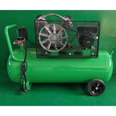 China Building Material Shops Factory High Quality Supplier With Wheel Belt Driven Air Compressor for sale