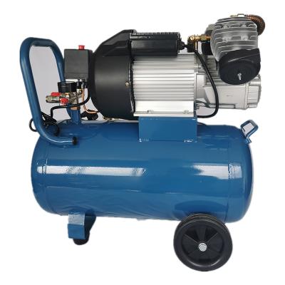 China Building Material Stores Compressor Machinery Two Cylinder Direct-Drive V-Type Air Compressor for sale