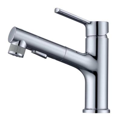 China 2020 New Product Version Water Zinc Brass 24 Hour Hose Salt Mist Pull Out Deck Mount Chrome Mixer Kitchen Water Save Cheap Bathroom Faucets for sale