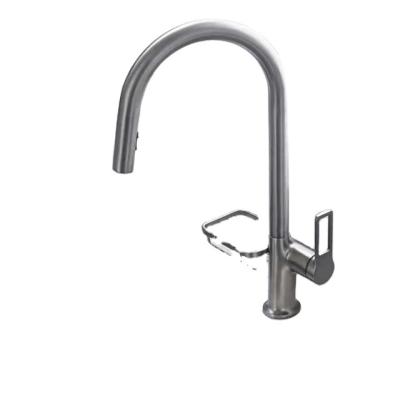 China Sense Faucets Luxury 304 Stainless Steel Water Filter Pull Out Hot Cold Kitchen Water Taps Mixer Tap for sale