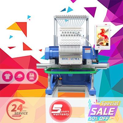 China Household Embroidery Sewing Machine HO1501N-A15 Mini Automatic Computerized Embroidery Machine of Hat/T-shirt/Flat/3D/Towel/Leather/Jacket with price for sale for sale