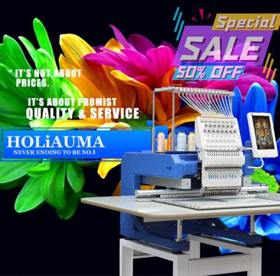 China Hat/T-shirt/Flat/3D/Towel/Leather/Jacket Embroidery China Top Sell HOLiAUMA Automatic Embroidery Machine Free Designs Not Used Machine Embroidery Tajima Toyota Japan Parts computer for sale