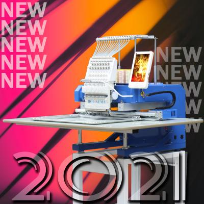 China Hat/T-shirt/Flat/3D/Towel/Leather/Jacket Embroidery Cheaper Than Brother Embroidery Machine Holiauma Computerized Flat Hat T-shirt 3D Embroidery Machine For Sale for sale