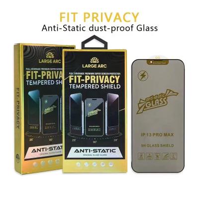 China Mobile Phone Anti-scratch Privacy Tempered Glass Screen Protector Pattern For Iphone Anti Static Dirt-resistant 14 Series Factory Wholesale for sale