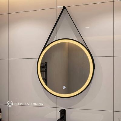 China Hot Sales Magnifying LED Touch Dimmable Wall Mounted Acrylic Anti-fog Modern Bathroom Magnifying Smart Mirror Led Mirror Bathroom for sale