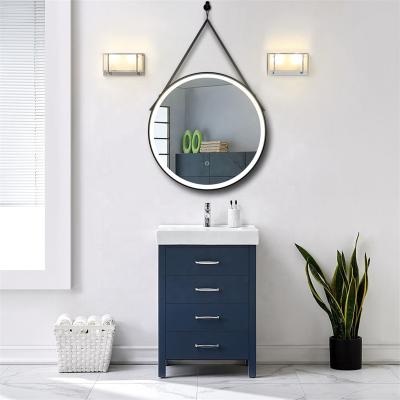 China Art Decor Hot Sales Modern LED Touch Dimmable Wall Bathroom Sight Anti-fog Acrylic Smart Mirror Decorative Mirror for sale