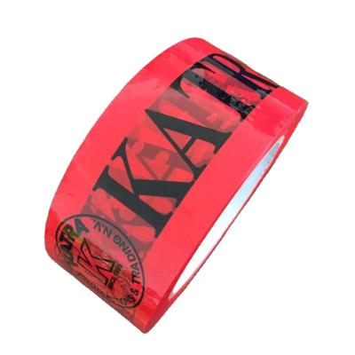 China Waterproof Custom Printed BOPP Strong Adhesive Wrapping Tape With Company Logo for sale