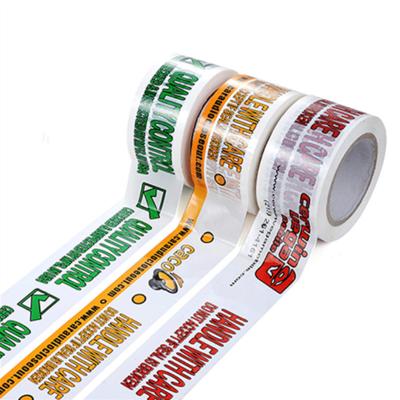 China Factory Price Waterproof Custom Printed Heavy Duty Bopp Packing Tape With Logo for sale