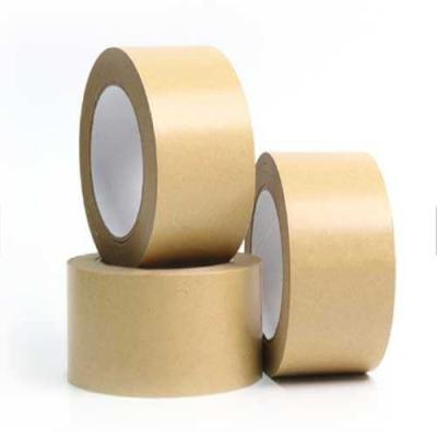 China Custom Printed Eco Friendly Recycled Water Logo Heat Resistant Activated Kraft Paper Brand Gummed Tape for sale