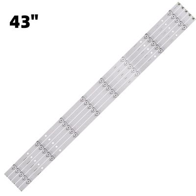 China 1SET 5PCS XC-1166 Led Backlight Strip For Lcd Tv Ic-A-Hwcc42d486 Tiras Led Para Tv For 43 Inch Smart Tv Tx-43esw504 Tc-43ds6 for sale