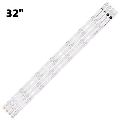 China CRI Ra 76 12000-16000K LED Strips for LG Innotek 32