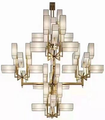 China Modern Artistic Modern Pendant Lamp High Light Efficiency Gold Chandelier Indoor Led Pendant Light for sale