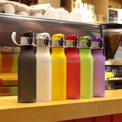 China New design sustainable outdoor sports private label soda water bottle /drinking sport plastic bottle BPA free for sale