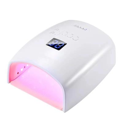 China 48W LED Gel Nail Lamp S10 Cordless Quick Cure Rechargeable Led UV Nail Lamp UV Cordless Equipment Salon UV Nail Lamp for sale