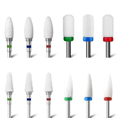 China Durable Hot Sale Manicure Pedicure Cuticle Ceramic Nail Drill Bit for sale