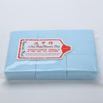 China Non-Toxic Nail Polish Remover Nail Cotton Pad 400 Pcs With White Color for sale