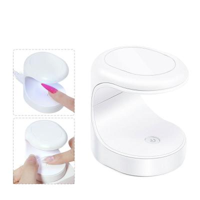 China Portable Mini Nail Lamp Single Finger Phototherapy Machine USB Nail Dryer UV LED Lamp For Gel Curing EA009 for sale