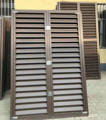 China Magnetic Screen Aluminum Pergola Shutter Shades Sun Aluminum Awning Small Canopies Shutters Canopies Facade Shade for sale