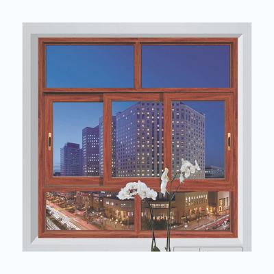 China Magnetic Hot Sale Aluminum White Color Interior Sliding Screen Glass Window for sale