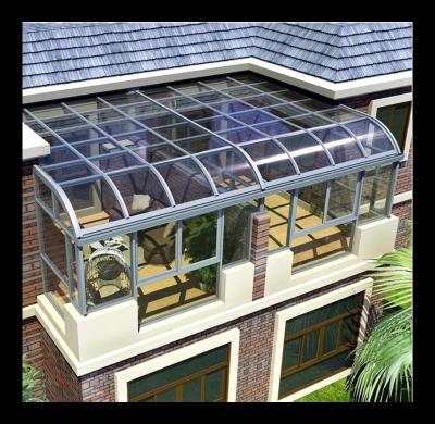 China Modern middle price for adding making a small prefab sunroom exterior aluminum glass sunroom for sale