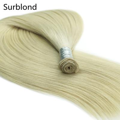 China New Product Silky Straight Wave No Back Hair Can Be Cut Genius Hair Weft Extensions for sale