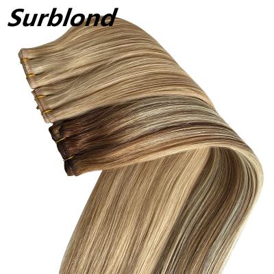 China 100% Double Drawn Hair Seamless High Quality Natural Straight Human Hair for sale