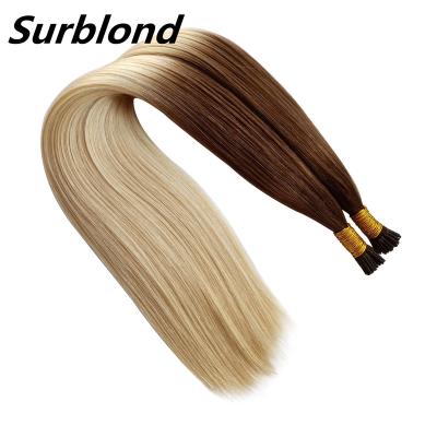 China High Quality Natural Wholesale Cuticle Pulled Keratin Full Wave Double Bonded Me Tilt Hair Extension Hair Extensions Different for sale