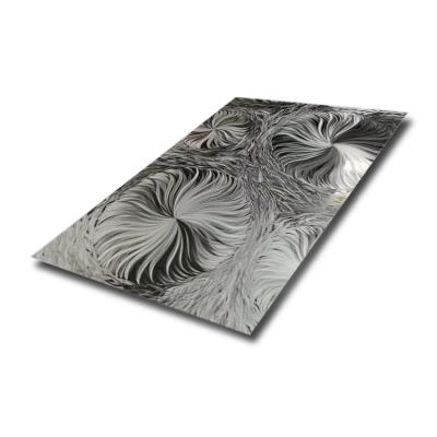 China High quality ss 304 2B/BA/No.4/HL/8k fininsh Polish swirl pattern stainless steel sheet for interior decorator for sale