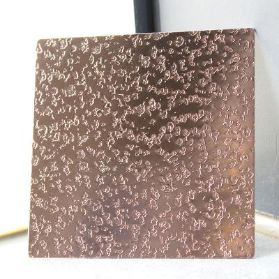 중국 Custom Design building material 304 Embossed Series Stone Pattern Texture Stainless Steel  Decorative Sheet 판매용