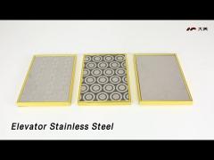 Cold Rolled Elevator Stainless Steel 8k Polished Etching Customized