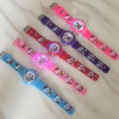 China Factory Wholesale Children's Cartoon Watches Chronograph For Gifts Hello Kitty Children's Watches for sale