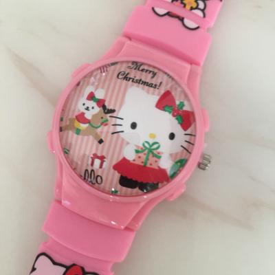 China Chronograph Girls Cartoon Flip Watch 10 Color Mix Color Combination for sale