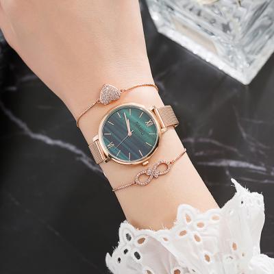 China Automatic Date Luxury Women's Watches Women's Wrist Watch Gift Set Christmas Gift Fast Delivery for sale