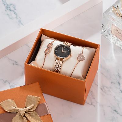 China Luxury Lady Bangle Watches Women Date Amazon Automatic Fashion Success Watch With Bracelet Gift Set for sale