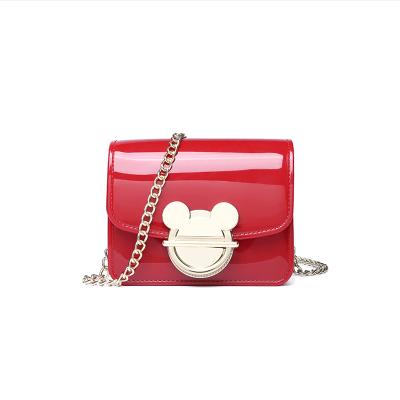 China Lovely Mini Messenger Crossbody Bags Cute Cartoon Minnie Mickey Babies PVC Designer Handbag for sale