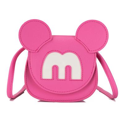 China Fashion Micky's Mini Bag PU Leather New Children's Mini Bag Fashion Cartoon Shape Shoulder Bag Present For Girl Best Gift for sale