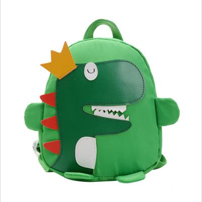 China Fashion Lovely Dino Cartoon Mini Polyester Children's Bag Cartoon Shape Backpack Present For Girl Best Gift For Children's Day for sale