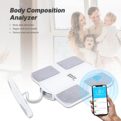 China BIA Technology Body Composition Analyzer Impedance Scale Body Fat Analyzer Bioelectrical Factory Dropship for sale