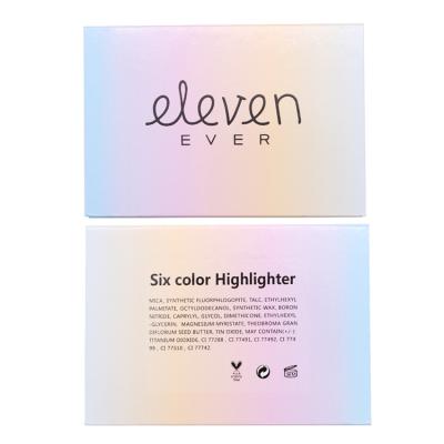 China Professional Makeup 6 Colors Face Makeup Palette Brightening Soft Cream Powder Palette-Wet Daily Highlighter Cosmetic for sale