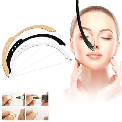 China New permanent arched measuring line easy semi permanent registration tool eyebrow design eyebrow ruler for sale