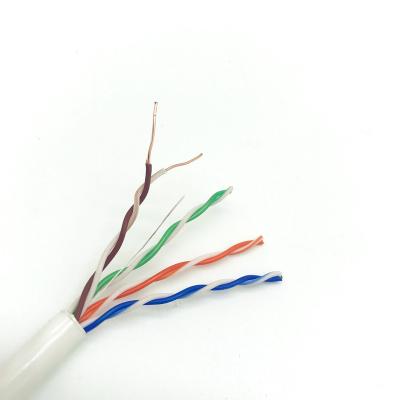 China CCTV System LSZH/PVC/PE Jacket CCTV Internet Network Cable Cat5E UTP Network Jumper Cable for sale