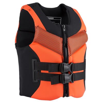 China Water Sports Swimming Vest Youth Neoprene Boat Safety Floating Sport Life Vest for sale