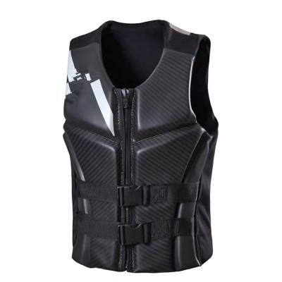 China Black Slim Fit Water Sports New Design Water Sports Life Vest Safe Vest for sale