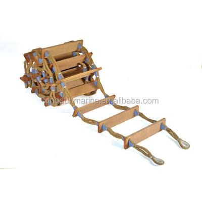 China Marine Wooden Pilot Rope Boarding Ladder China Factory Best Price Safe for sale