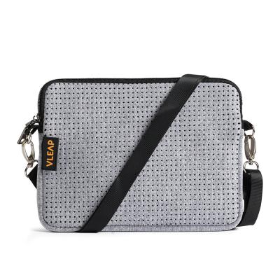 China Fashion Retro 1980s Style Phone Neoprene Punched Cross - Body Bag Small Pouch Clutch Bag for sale