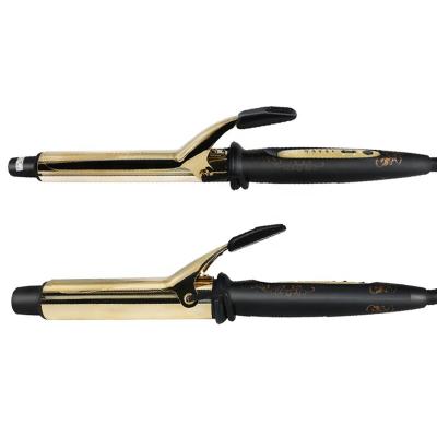 China Professional Electric Curling Iron Factory Hair Dish Professional Gold Ceramic Coated Curling Cone New Curler Professional Tapered Curling Iron Styling Tools 26-38mm for sale