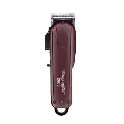 China Wholesale Cordless Professional Close Cut Hair Trimmer Barber Beard Hair Cut Machine Outdoor Electric Grooming Metal Hair Clipper for sale