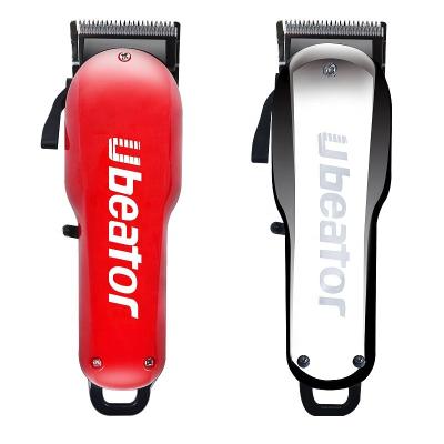 China Ubeator Barber 100-240V Outdoor Rechargeable Hair Clipper Cut Electric Powerful Hair Cutter Trimmer Cordless Hair Red for sale